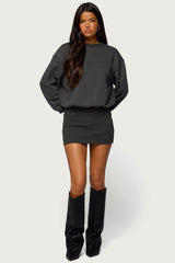 Jannah Sweatshirt Mini Dress