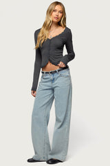 Gayle Lacey Button Up Top
