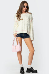 Eleni Cable Knit Sweater