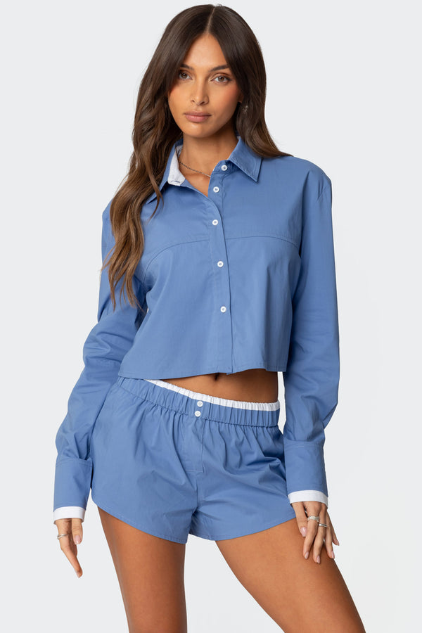 Danette Oversized Button Up Shirt view 1