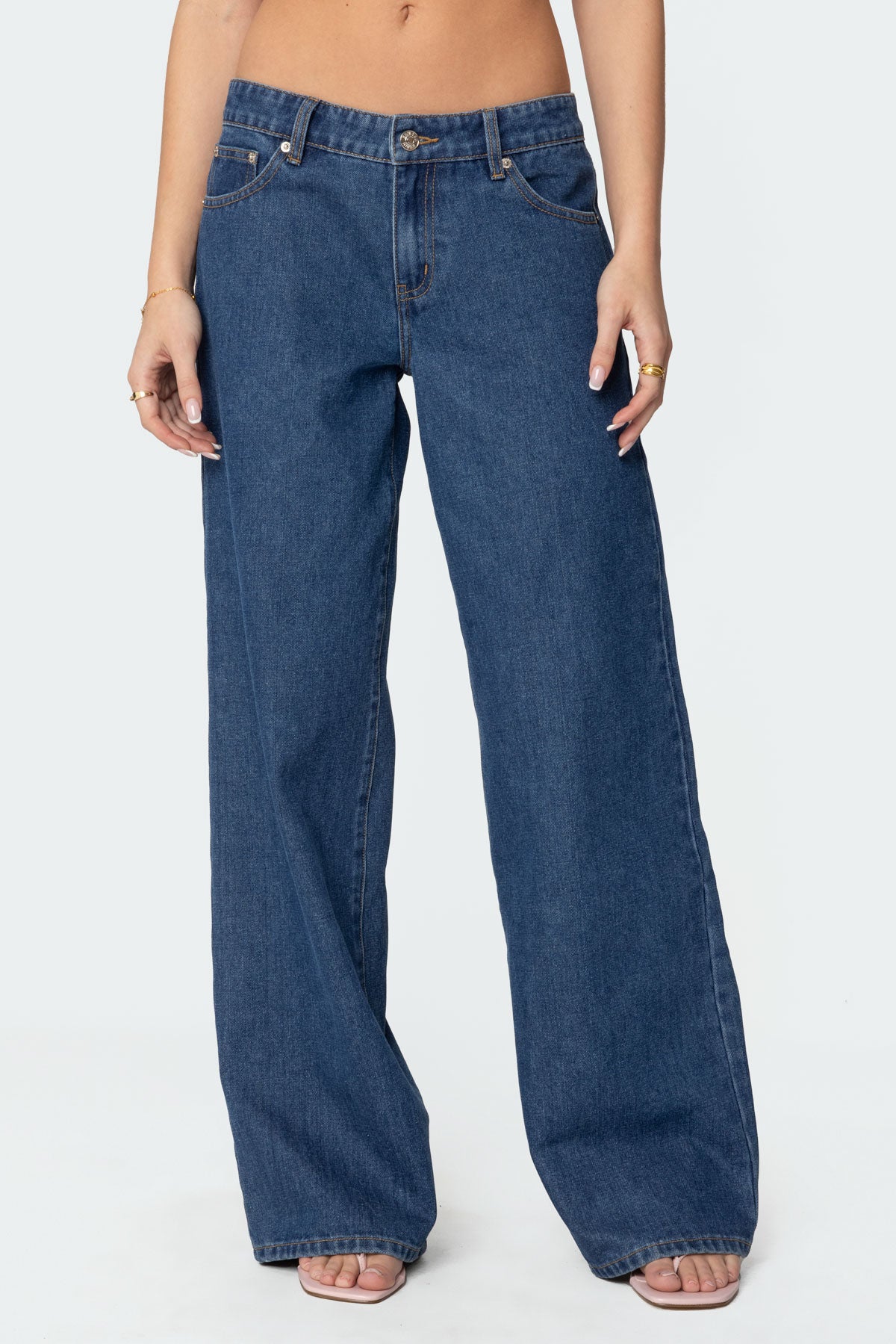 Lacey Pocket Low Rise Baggy Jeans