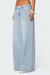 Sidonie Low Rise Baggy Jeans