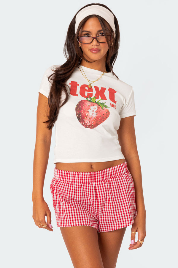 Text Me Graphic T Shirt view 1