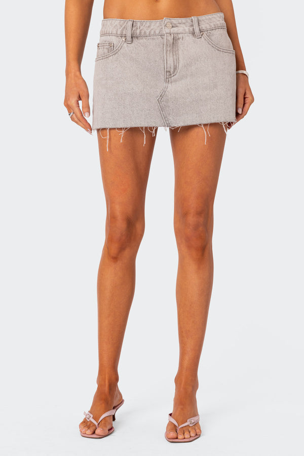 Micah Denim Mini Skirt view 2