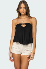 Vera Keyhole Backless Top
