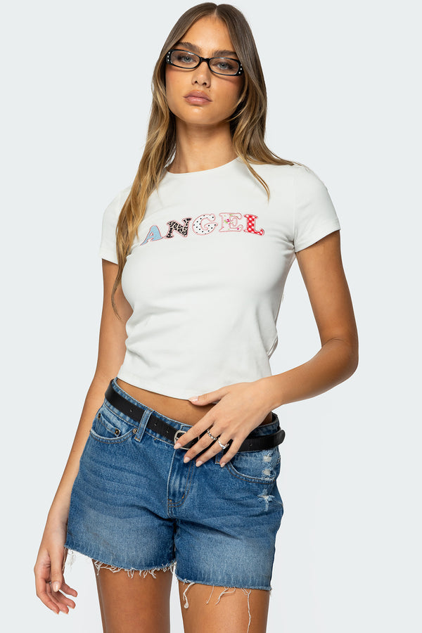 Angel Patch T Shirt view 2