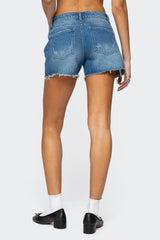 Scottie Low Rise Denim Shorts