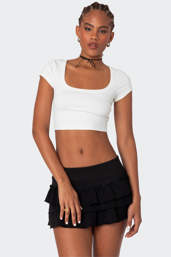 Ricki Cropped T Shirt view 1
