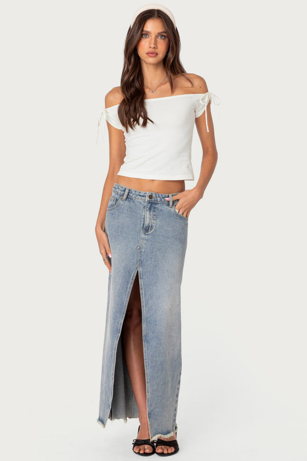 Jess Off Shoulder Top view 2