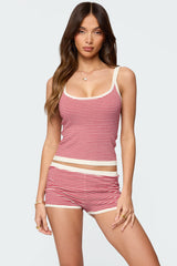 Saylor Striped Knit Tank Top