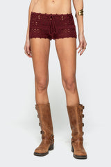 Kelani Crochet Shorts