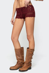 Kelani Crochet Shorts