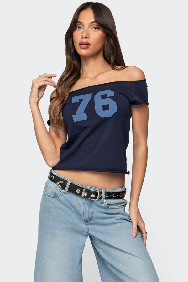 76 Off Shoulder Top view 1