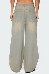 Santi Low Rise Baggy Jeans