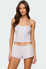 Sephi Lacey Pointelle Tank Top