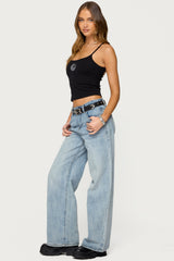 Rhinestone 8 Ball Tank Top