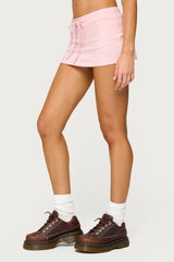 Bayside Slitted Micro Skort