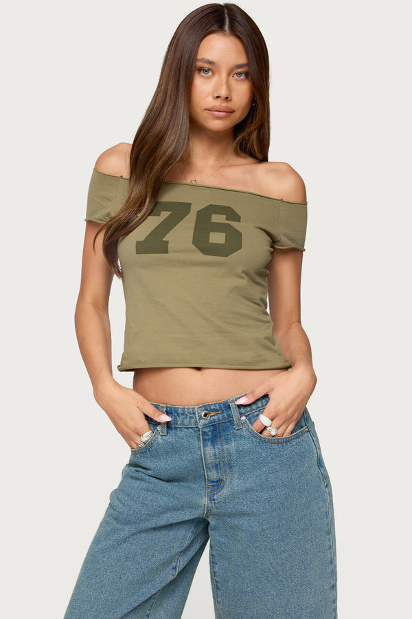 76 Off Shoulder Top view 1