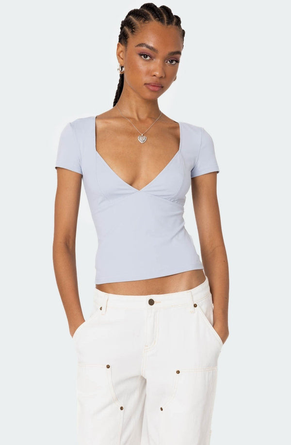 Katia V Neck Top view 1