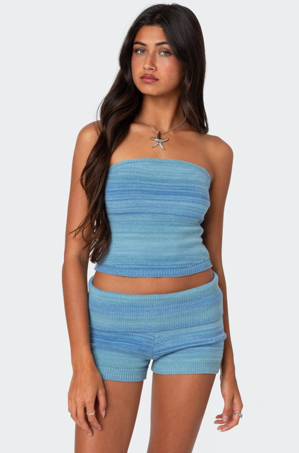 Daytona Gradient Knit Tube Top view 1