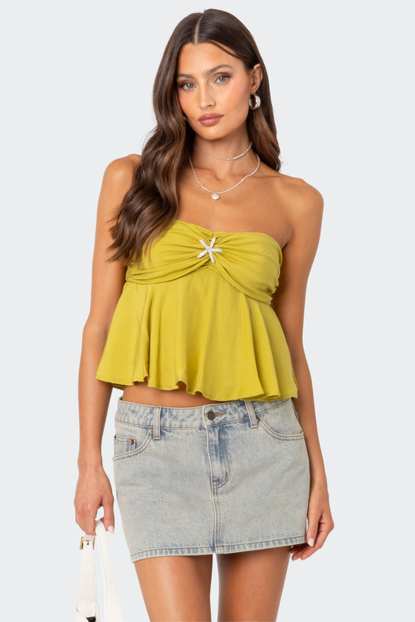 Starfish Strapless Top view 1