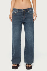 Petite Ace Low Rise Baggy Jeans