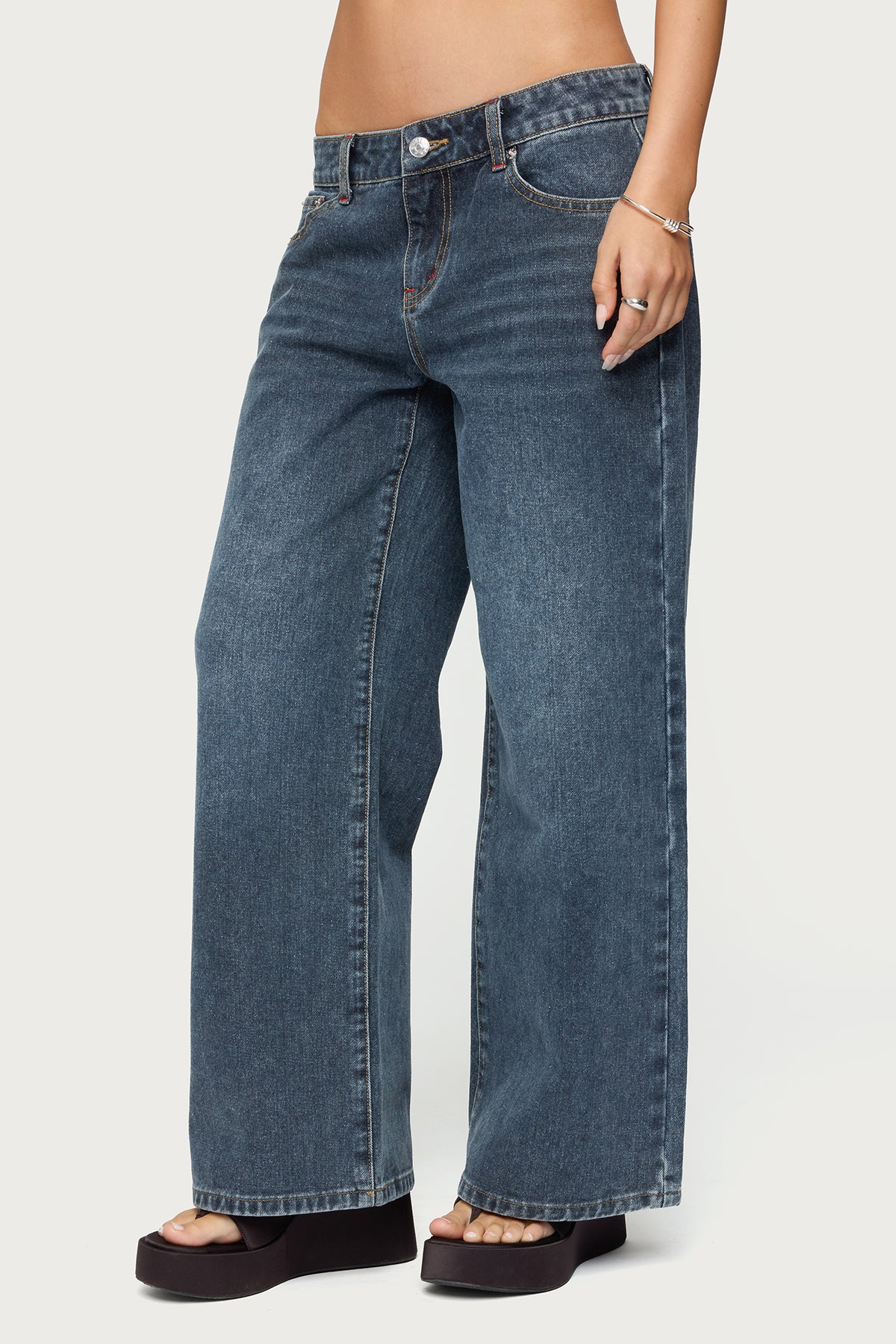 Petite Ace Low Rise Baggy Jeans