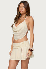 Anja Backless Layered Bra Top