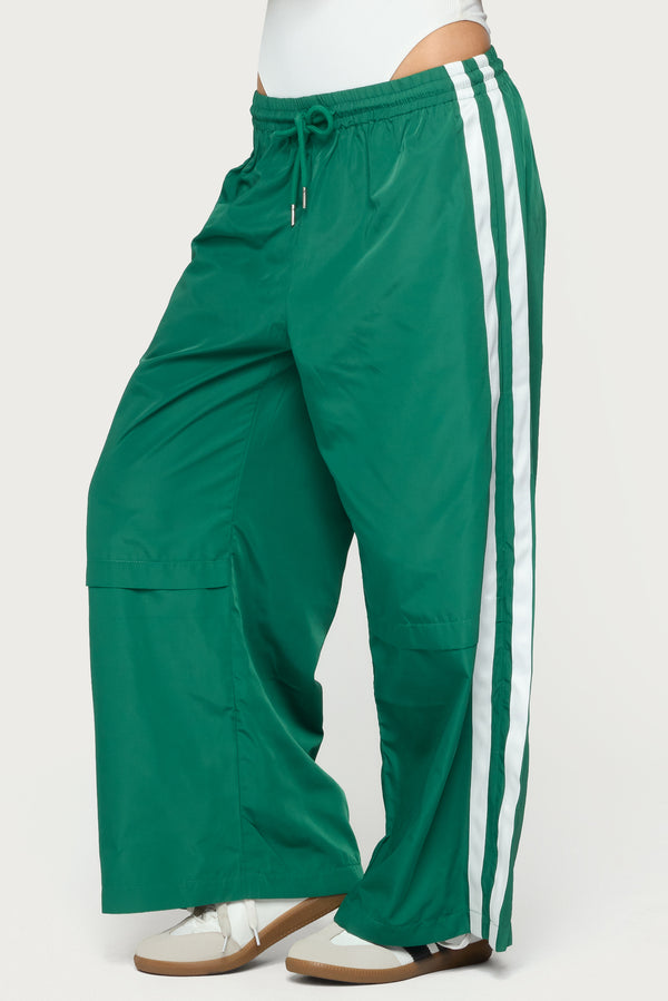 Petite Fauna Nylon Track Pants view 2