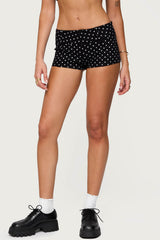 Twyla Polka Dot Stretch Shorts