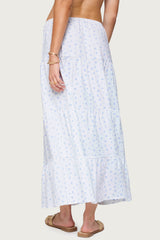 Charley Floral Tiered Maxi Skirt