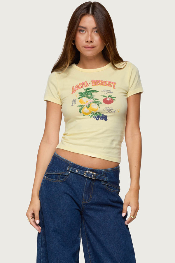 Local Market Graphic T Shirt view 2