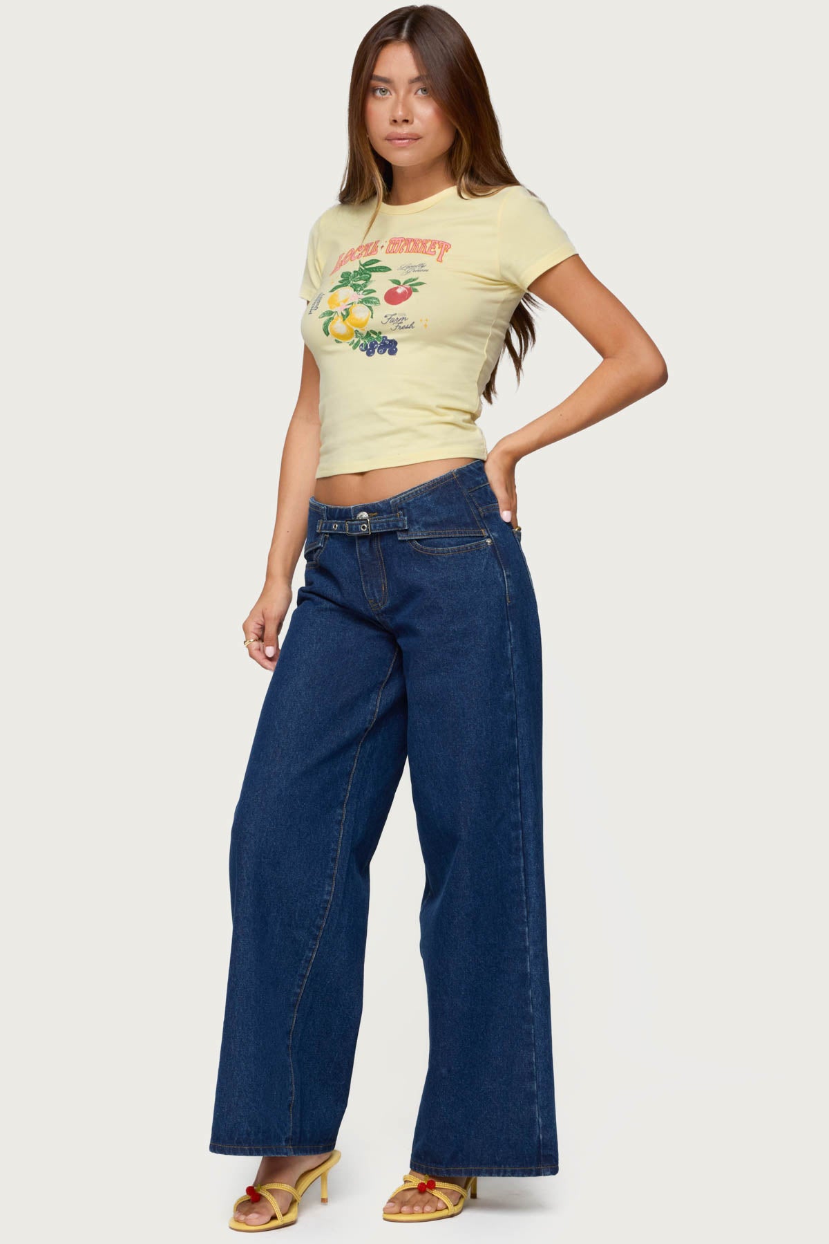 Local Market Graphic T Shirt