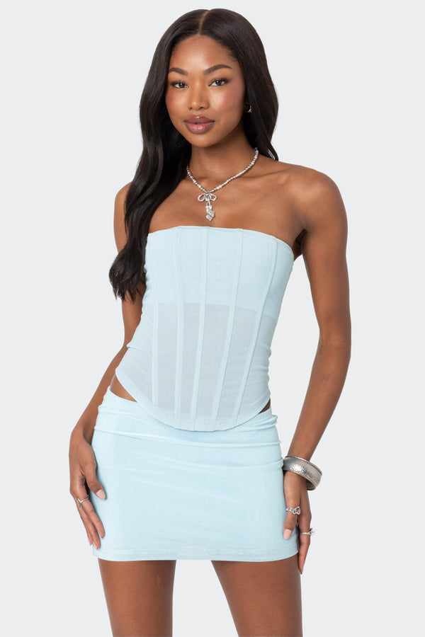 Vega Sheer Mesh Corset view 1