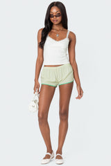 Contrast Stripe Boxer Shorts