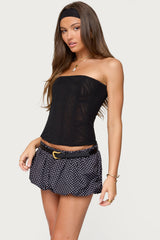 Reed Sheer Mesh Corset