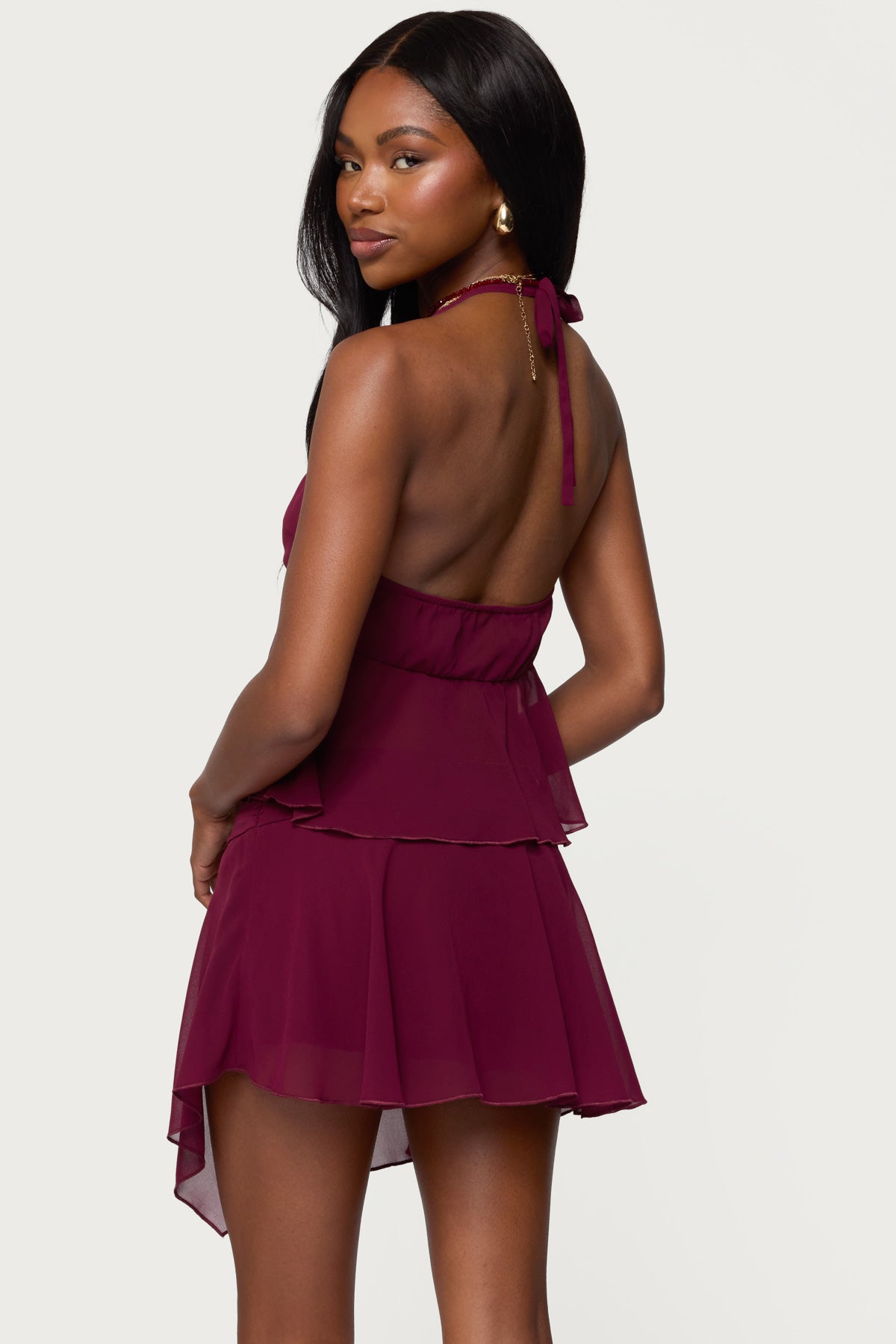 Sea Star Chiffon Split Front Top