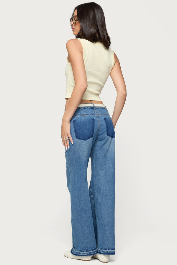 Nerissa Low Rise Bootcut Jeans view 2