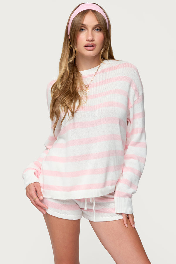 Amaris Oversized Striped Sweater view 1