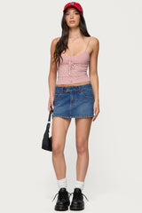 Tova Striped Scoop Tank Top