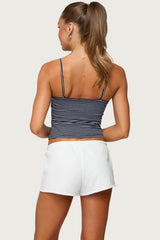 Tova Striped Scoop Tank Top