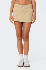 Ring Back Mini Skirt