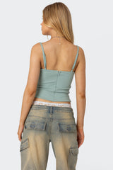 Ruffled Bra Top