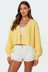 Sabrina Chunky Knit Cropped Cardigan