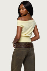 Michaela Off Shoulder Knit Top