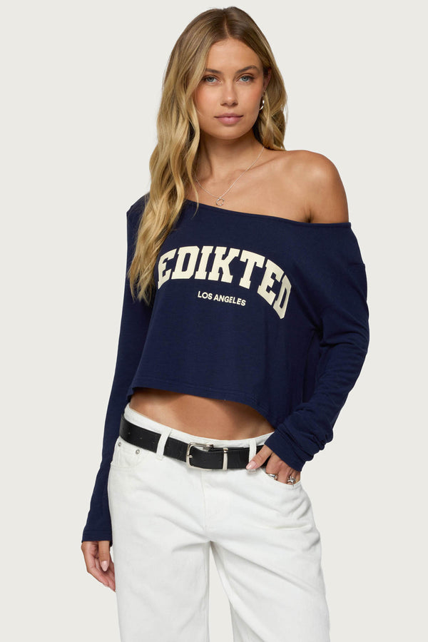 LA Babe Off Shoulder Top view 1