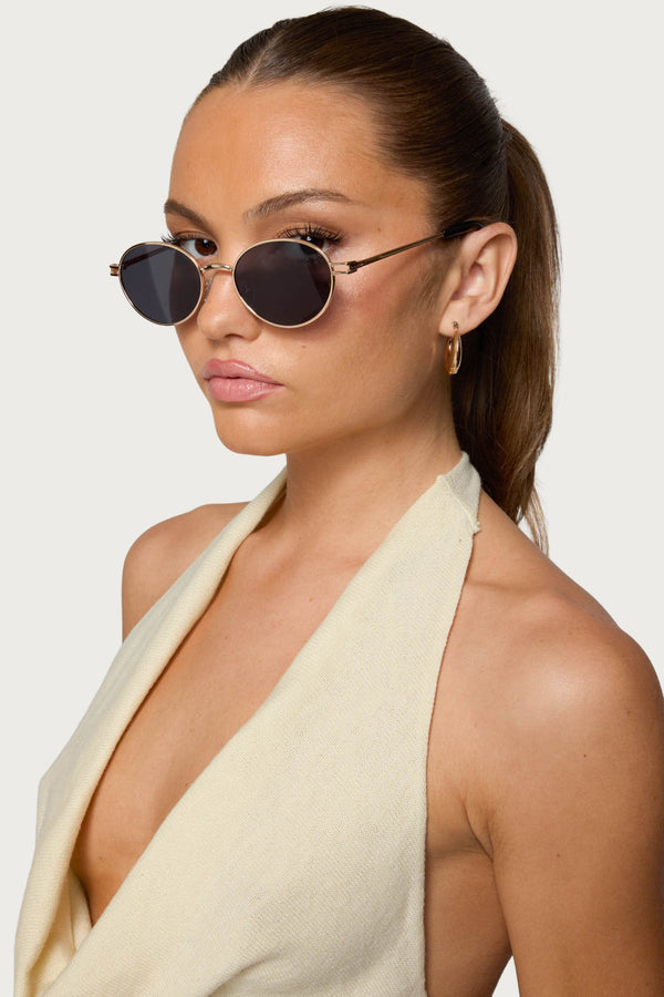 Klaire Round Sunglasses view 1