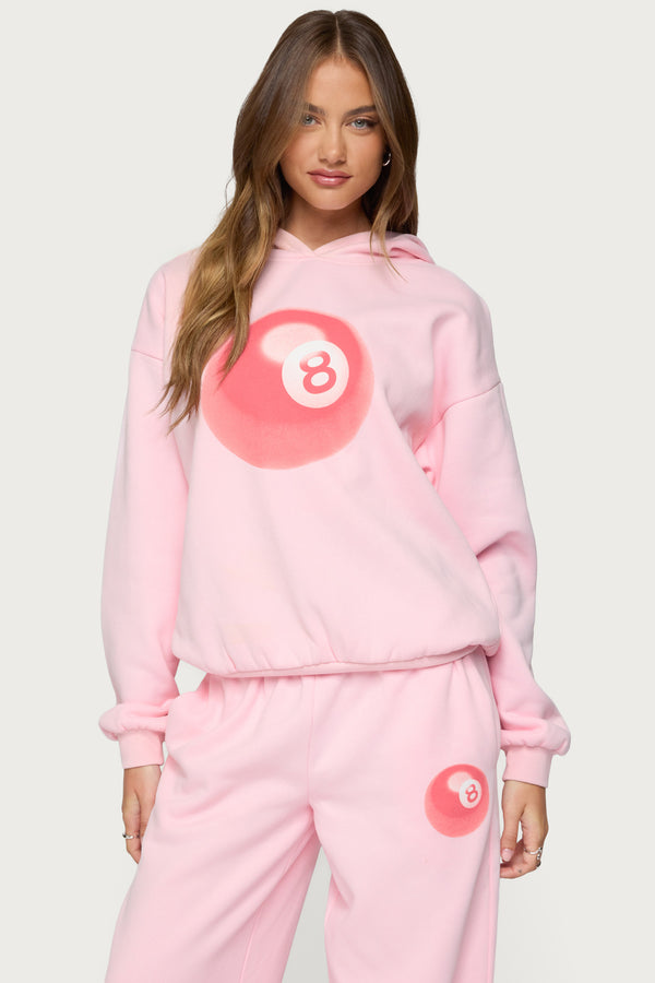 Lucky 8 Oversized Hoodie view 1