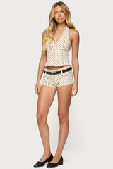 Twyla Polka Dot Stretch Shorts