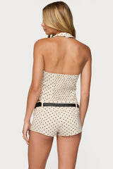 Twyla Polka Dot Halter Top